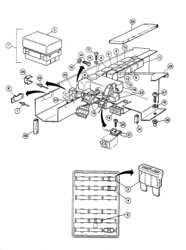 3-7-4 Fuse Box/Relays