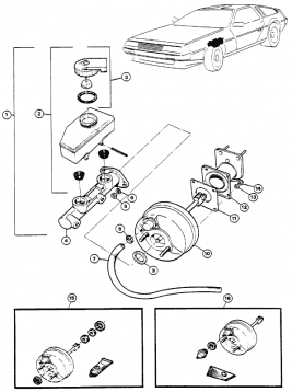 6-3-0 Master Cylinder/Booster