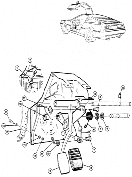6-3-2 Brake Pedal/Linkage (Manual)