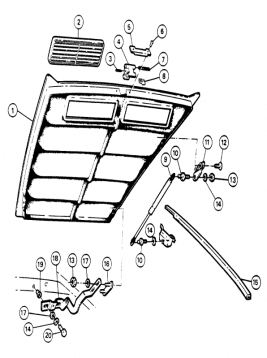 8-4-3 Engine Compartment Cover (Upper)