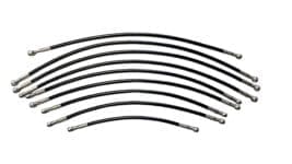 Premium Stainless Braided 9 Piece Fuel Line Set